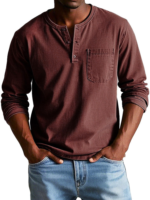 Ellis Wade | Vintage Henley Shirt