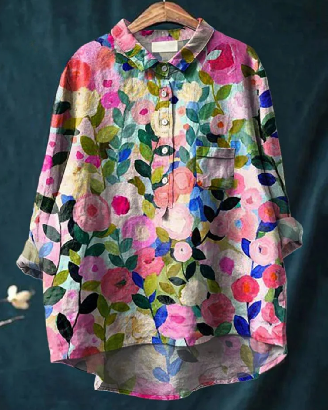 Odélie – Women's Floral Shirt
