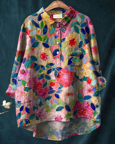 Odélie – Women's Floral Shirt