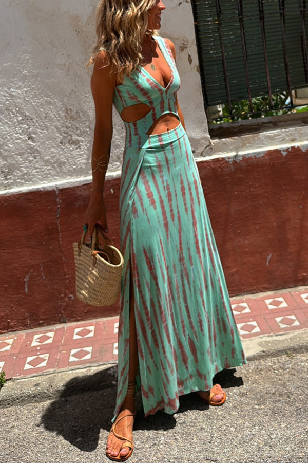 Bianca - Cut-Out Plunge Dress