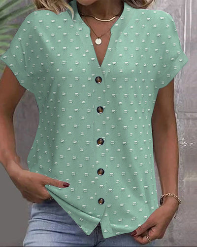Chelsea | V-Neck Buttoned Shirt