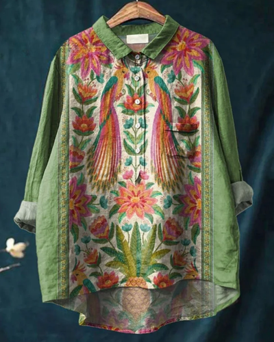 Odélie – Women's Floral Shirt