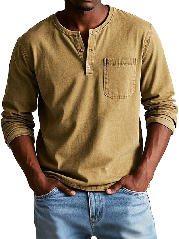 Ellis Wade | Vintage Henley Shirt