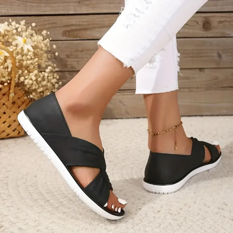 Comfortable slip-on sandals