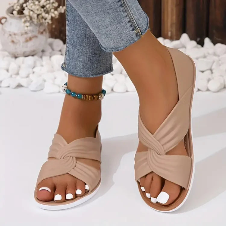 Comfortable slip-on sandals