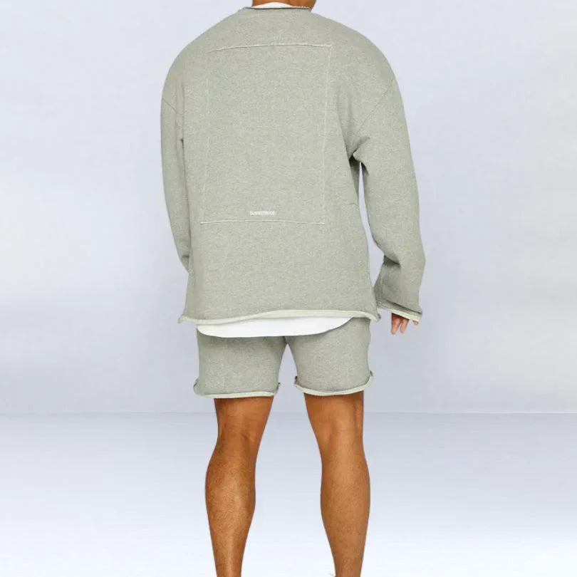 Nathan | Long-Sleeved Shirt and Shorts Set
