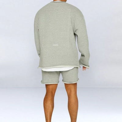 Nathan | Long-Sleeved Shirt and Shorts Set