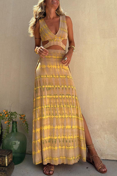 Bianca - Cut-Out Plunge Dress