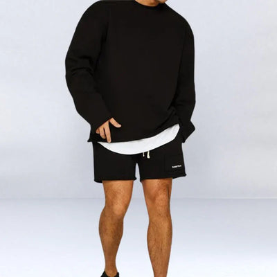 Nathan | Long-Sleeved Shirt and Shorts Set
