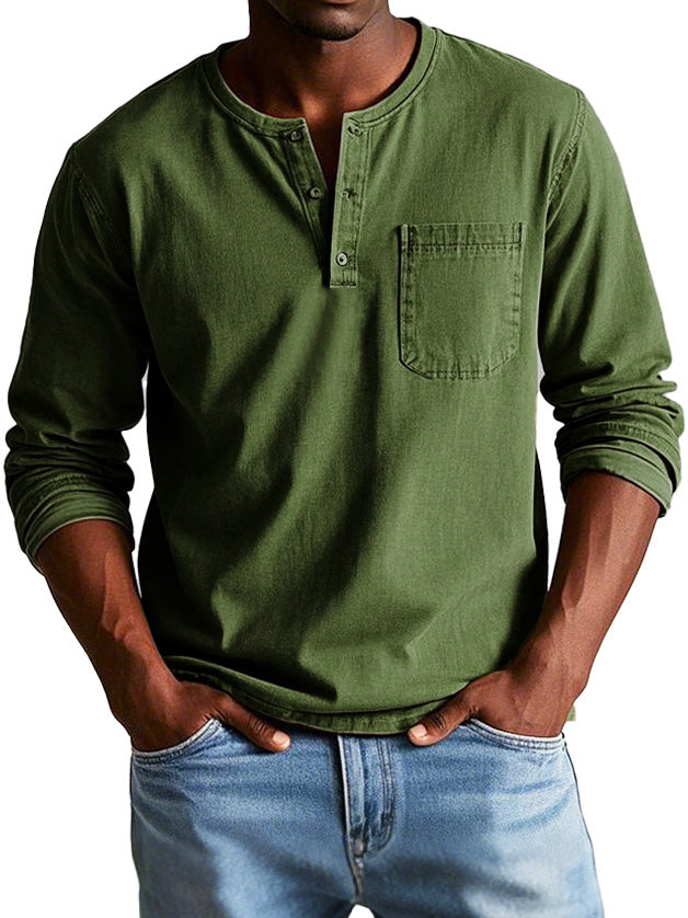 Ellis Wade | Vintage Henley Shirt