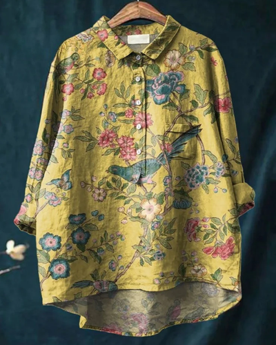 Odélie – Women's Floral Shirt