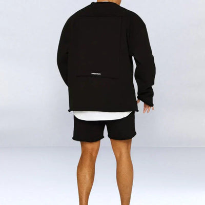 Nathan | Long-Sleeved Shirt and Shorts Set