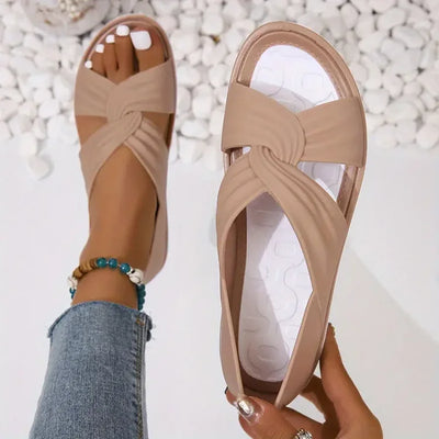 Comfortable slip-on sandals