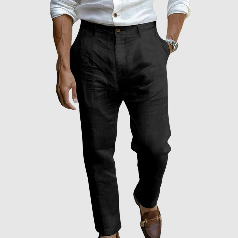 Moretti | Light Linen Trousers