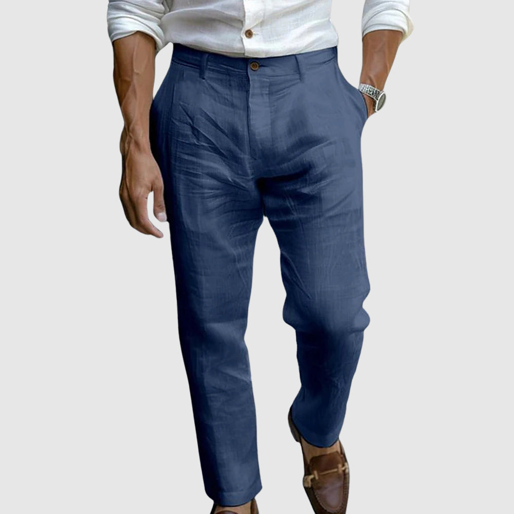 Moretti | Light Linen Trousers