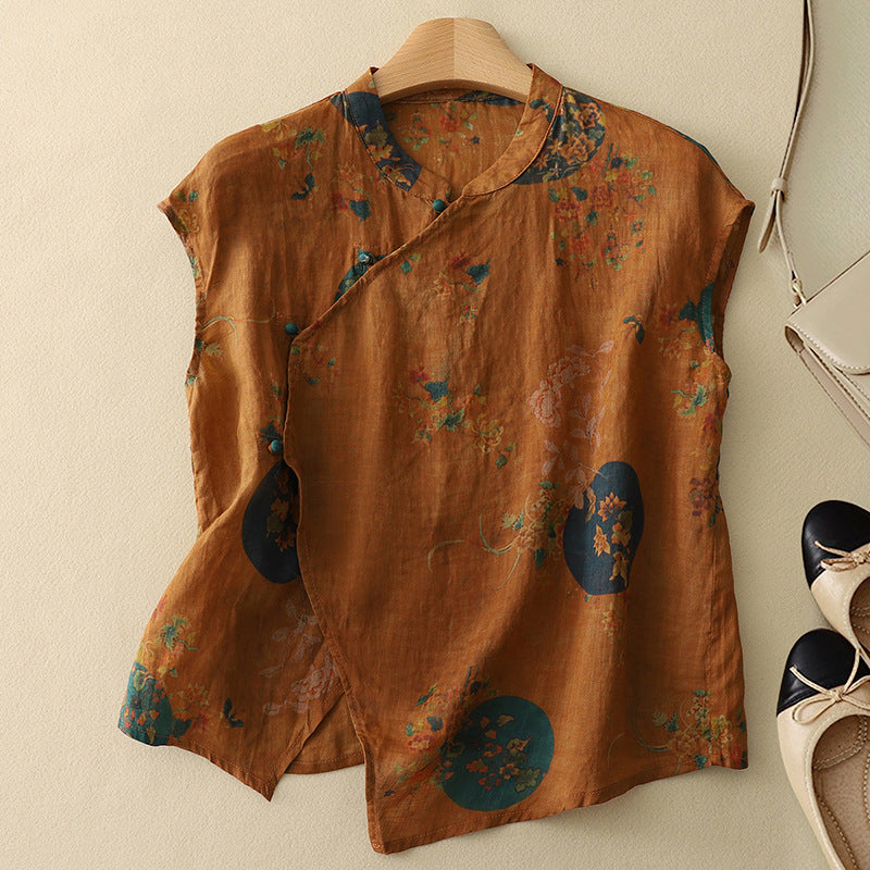Élyna – Women's Linen Top