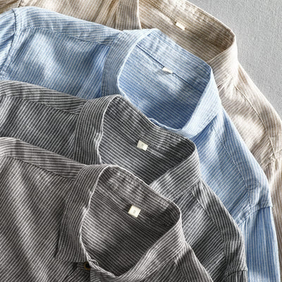 Clifford |  Stylish Striped Button-Down Shirt