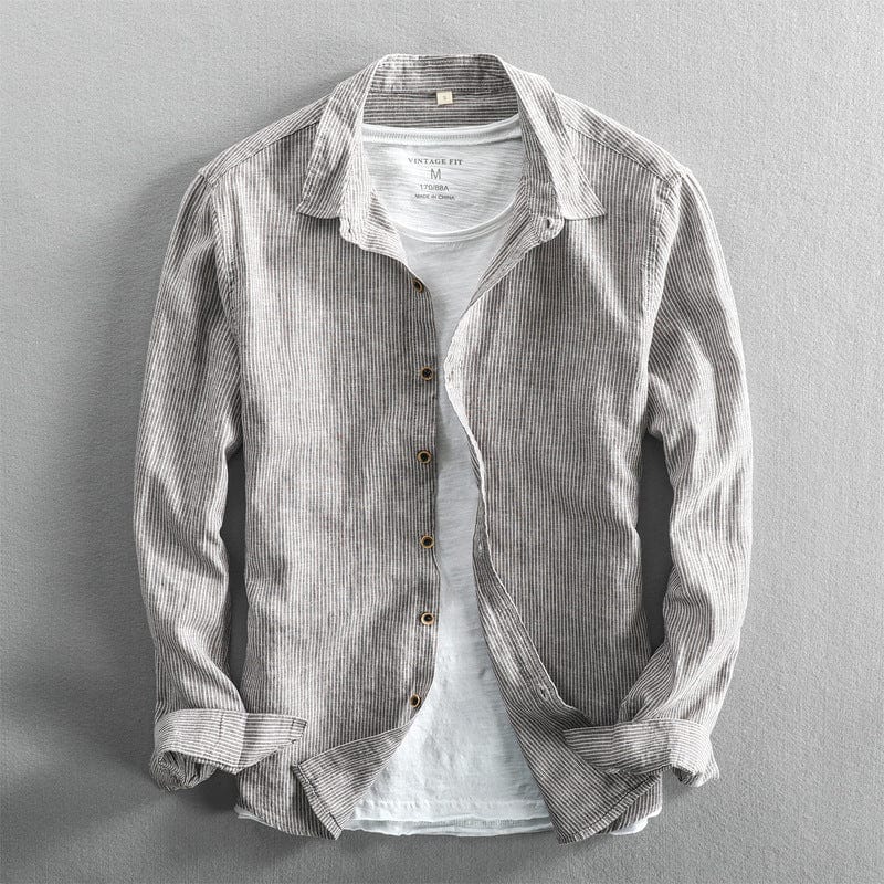 Clifford |  Stylish Striped Button-Down Shirt