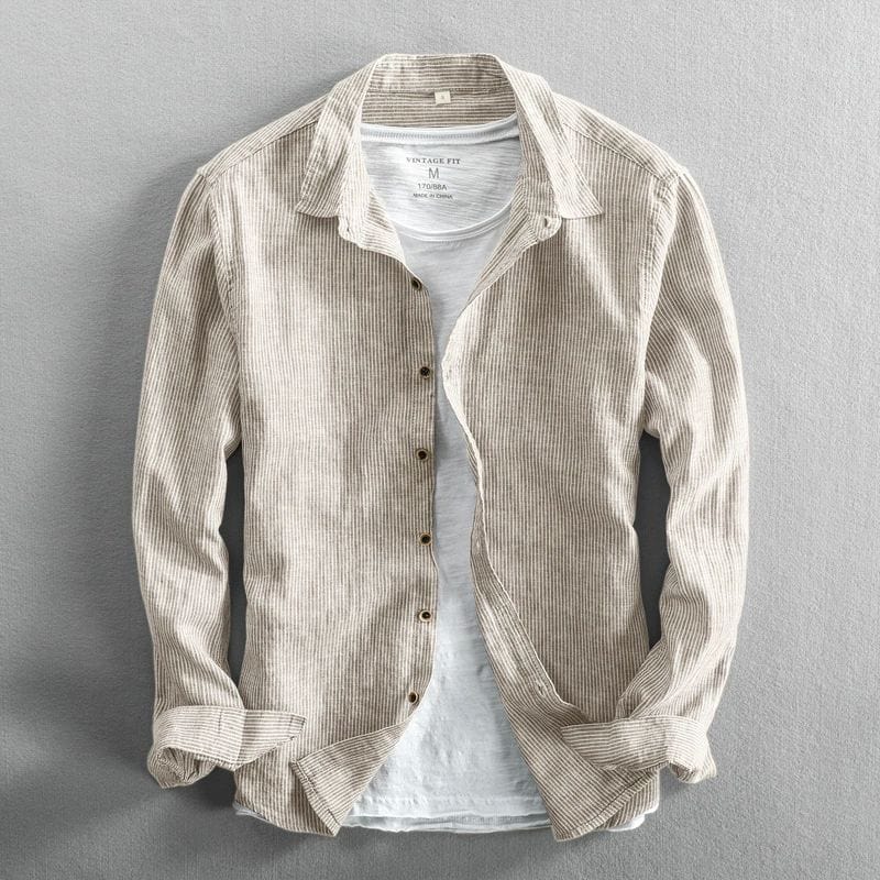 Clifford |  Stylish Striped Button-Down Shirt