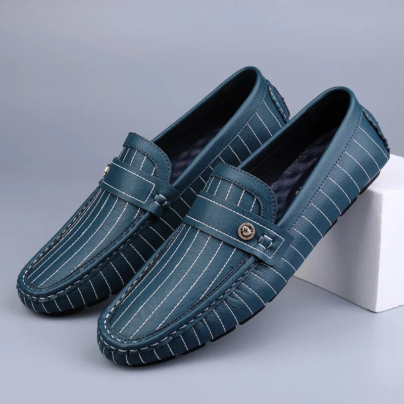 Milanese – Striped Drivers Loafer