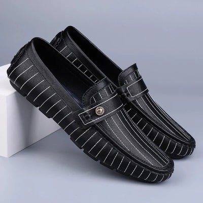 Milanese – Striped Drivers Loafer