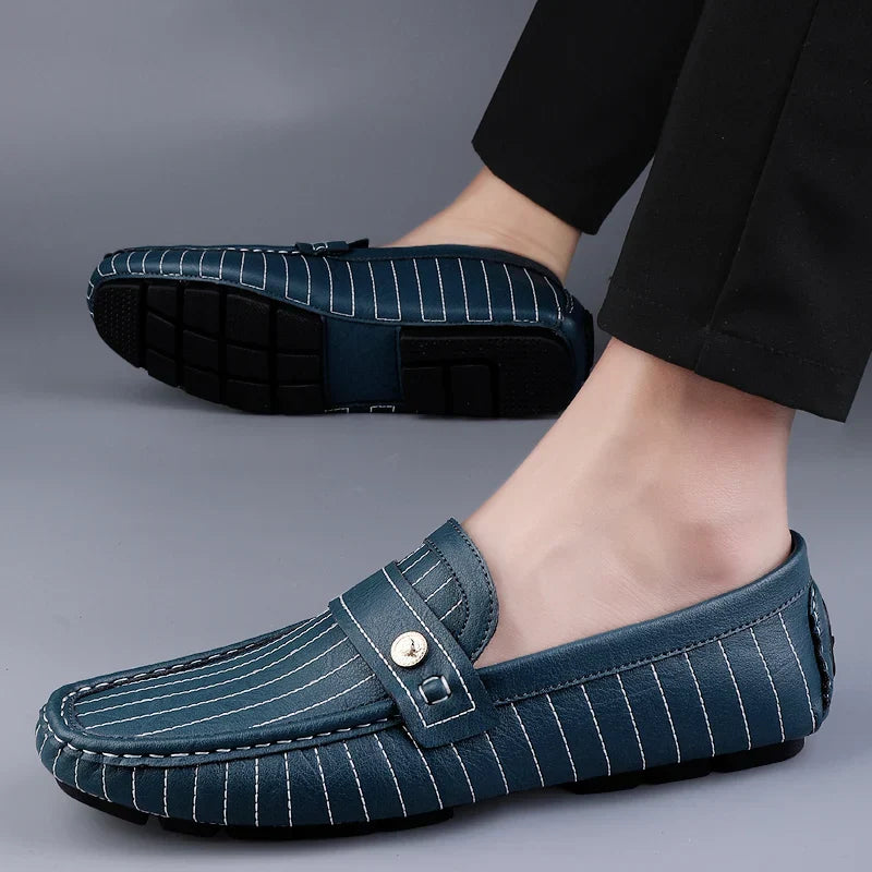 Milanese – Striped Drivers Loafer