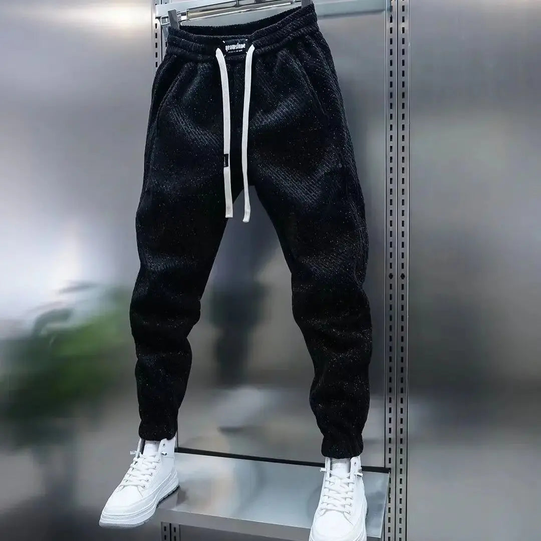 Theo James | Casual Patterned Pants