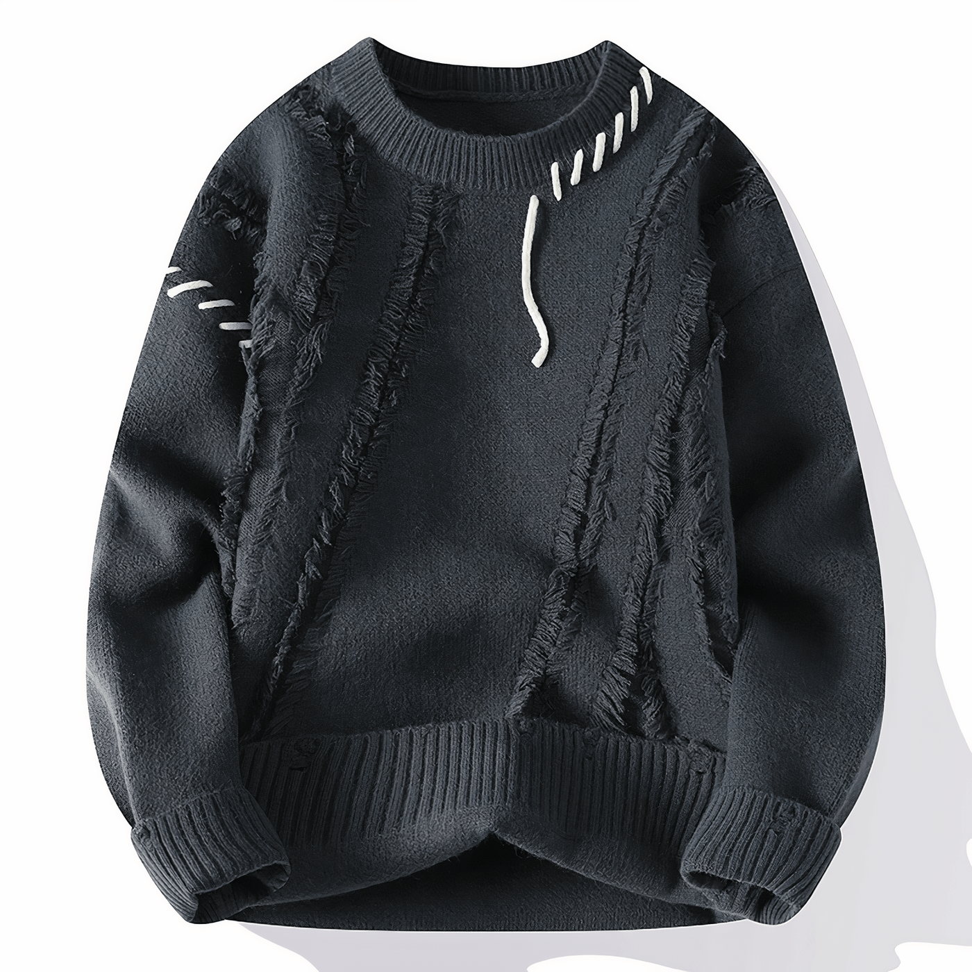 Eloise - Knitted patchwork jumper