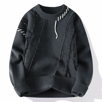 Eloise - Knitted patchwork jumper