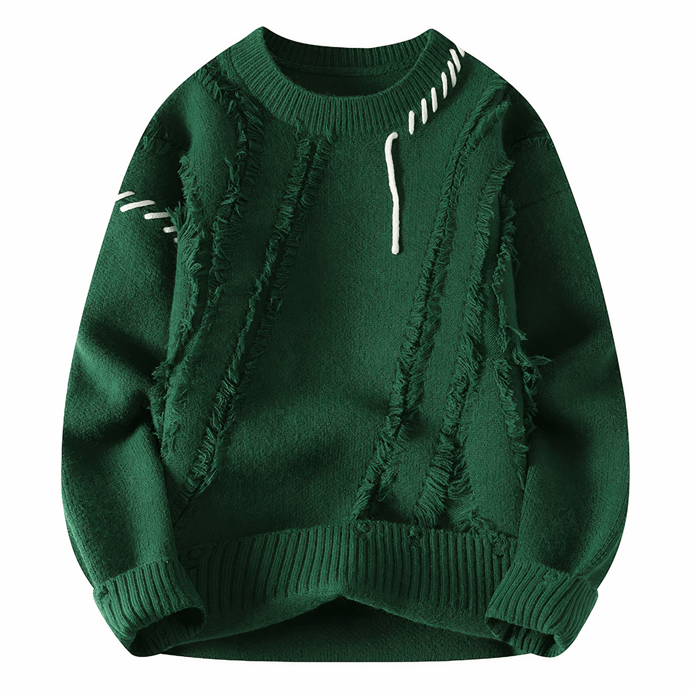 Eloise - Knitted patchwork jumper