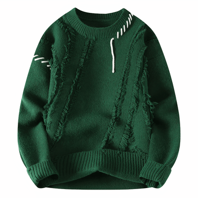 Eloise - Knitted patchwork jumper