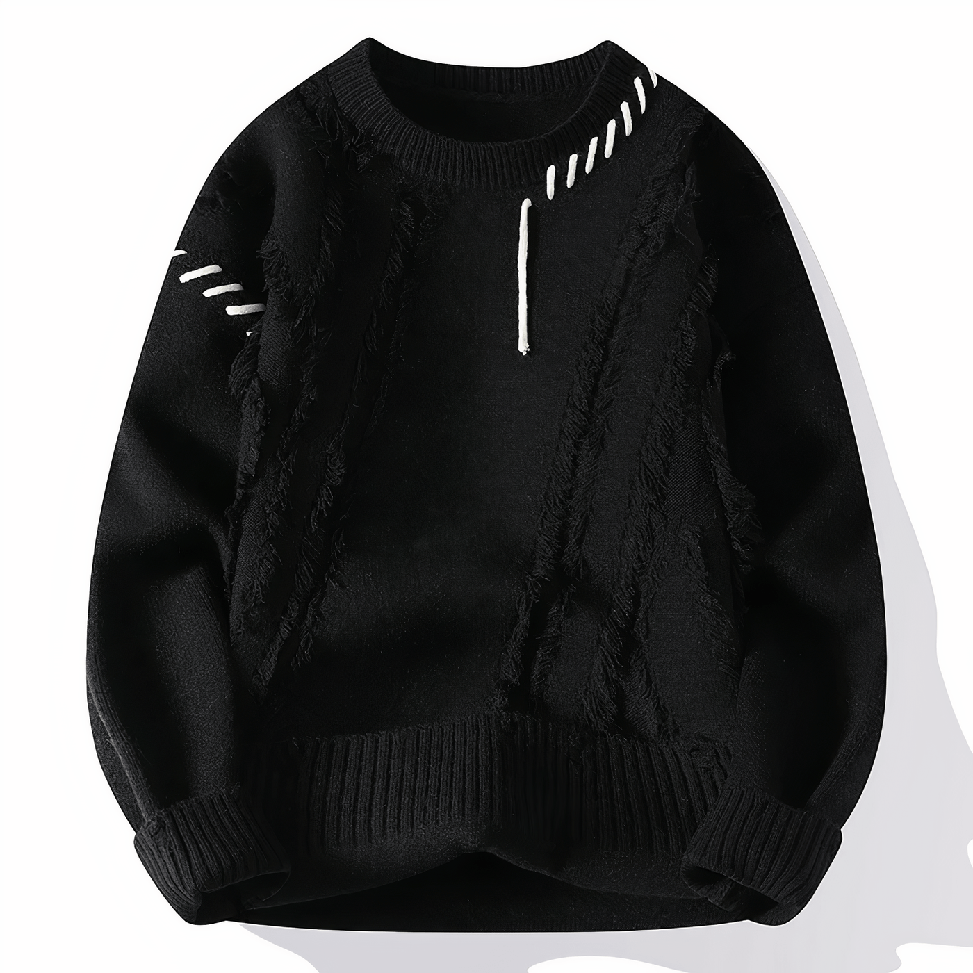 Eloise - Knitted patchwork jumper