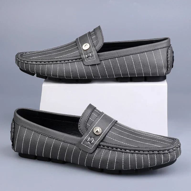 Milanese – Striped Drivers Loafer