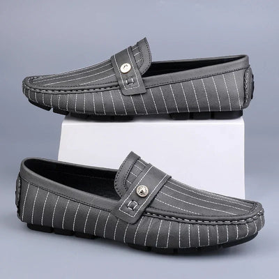Milanese – Striped Drivers Loafer