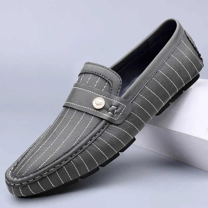 Milanese – Striped Drivers Loafer