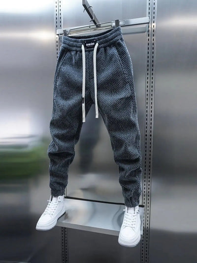 Theo James | Casual Patterned Pants