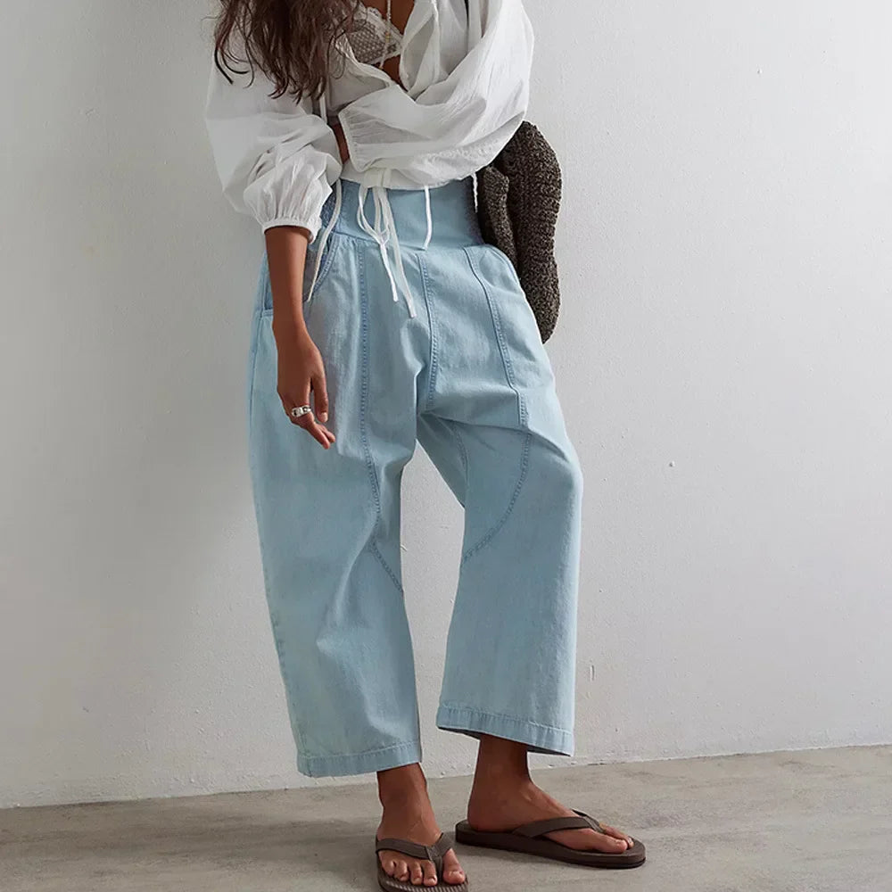 Lunaria – Relaxed Denim Lounge Pants