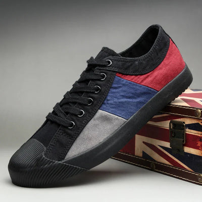 Andrew | Claude Monet Low-Top Canvas Sneakers