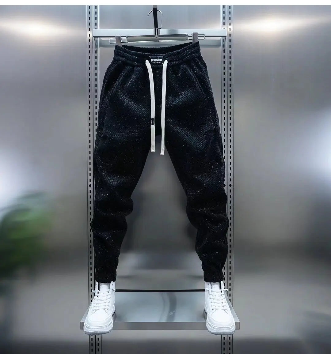 Theo James | Casual Patterned Pants