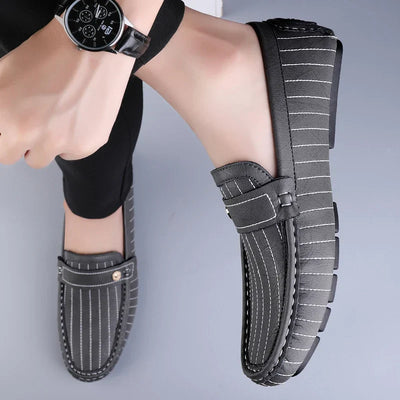 Milanese – Striped Drivers Loafer