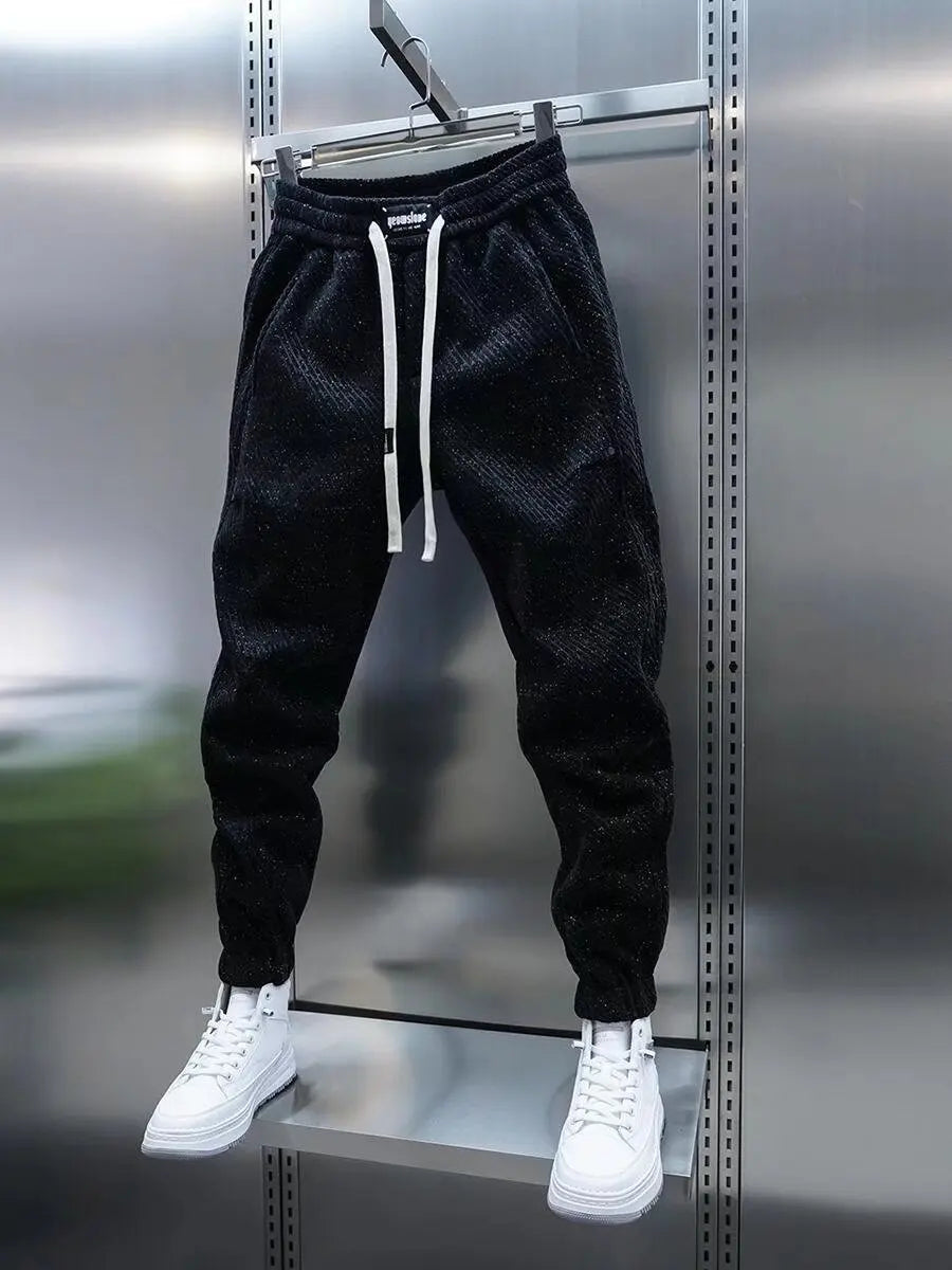 Theo James | Casual Patterned Pants