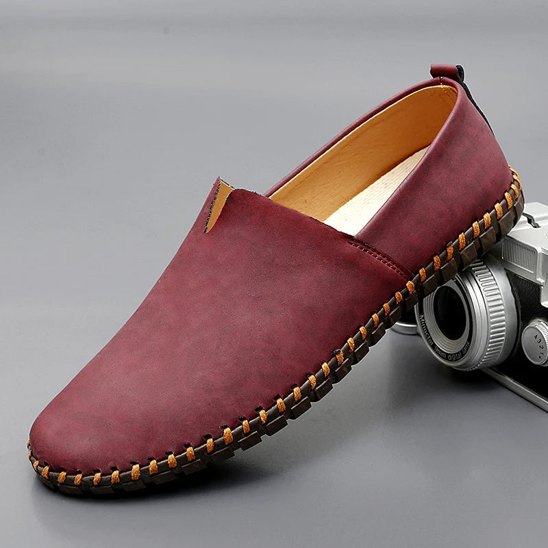 Léonard – Santorini Leather Loafers