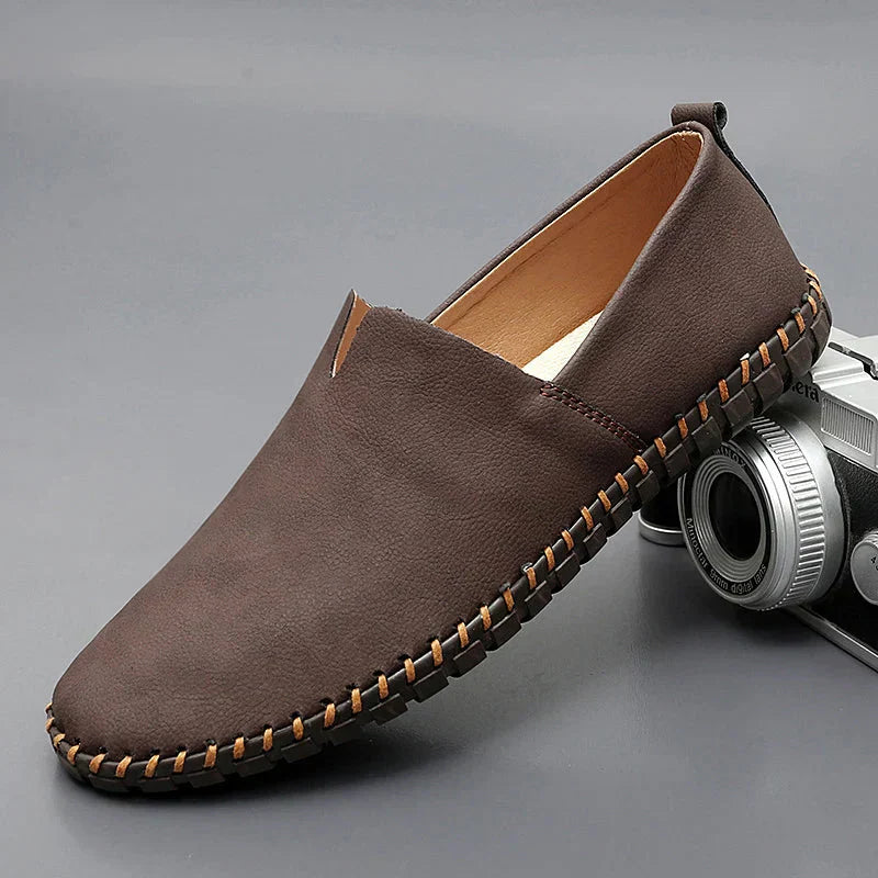 Léonard – Santorini Leather Loafers