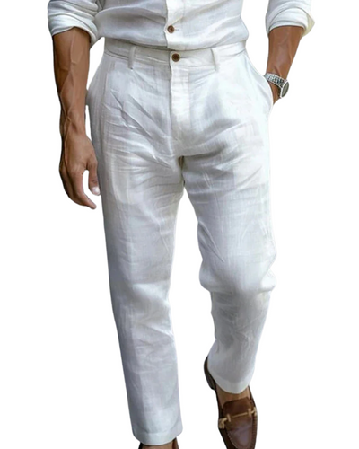 Moretti | Light Linen Trousers
