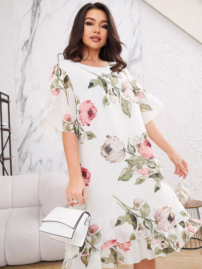 ❀Elegant floral dress