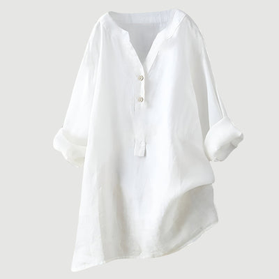 Freja – Breezy Luxe Linnenblouse