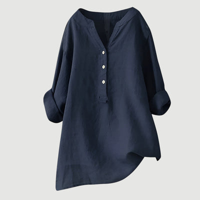 Freja – Breezy Luxe Linnenblouse