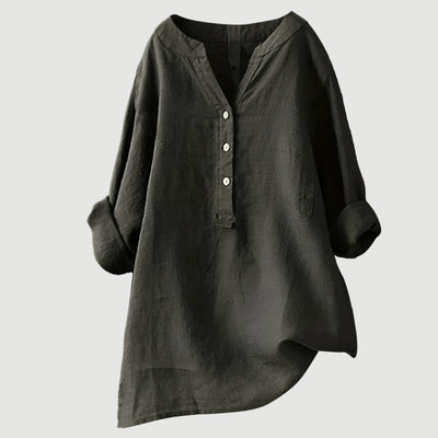 Freja – Breezy Luxe Linnenblouse