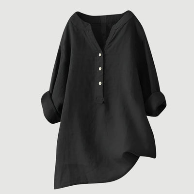 Freja – Breezy Luxe Linnenblouse