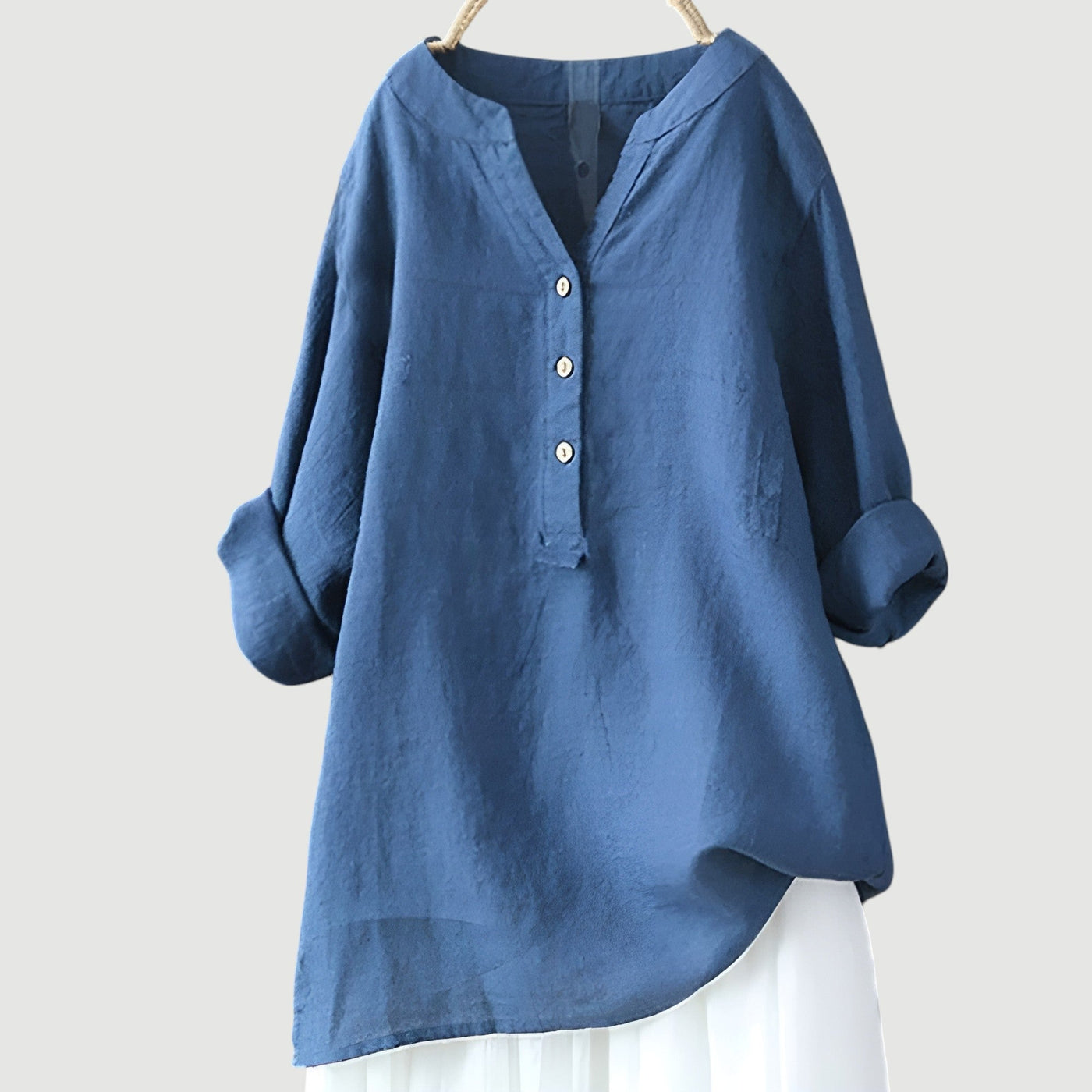 Freja – Breezy Luxe Linnenblouse